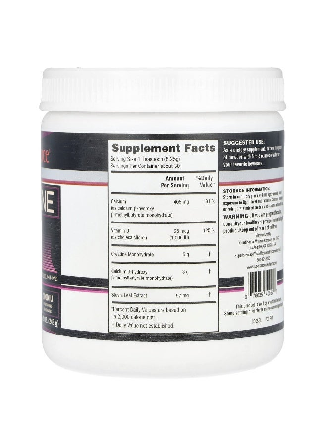 Superior Source, Creatine HMB, 8.75 oz (248 g) - Image 2