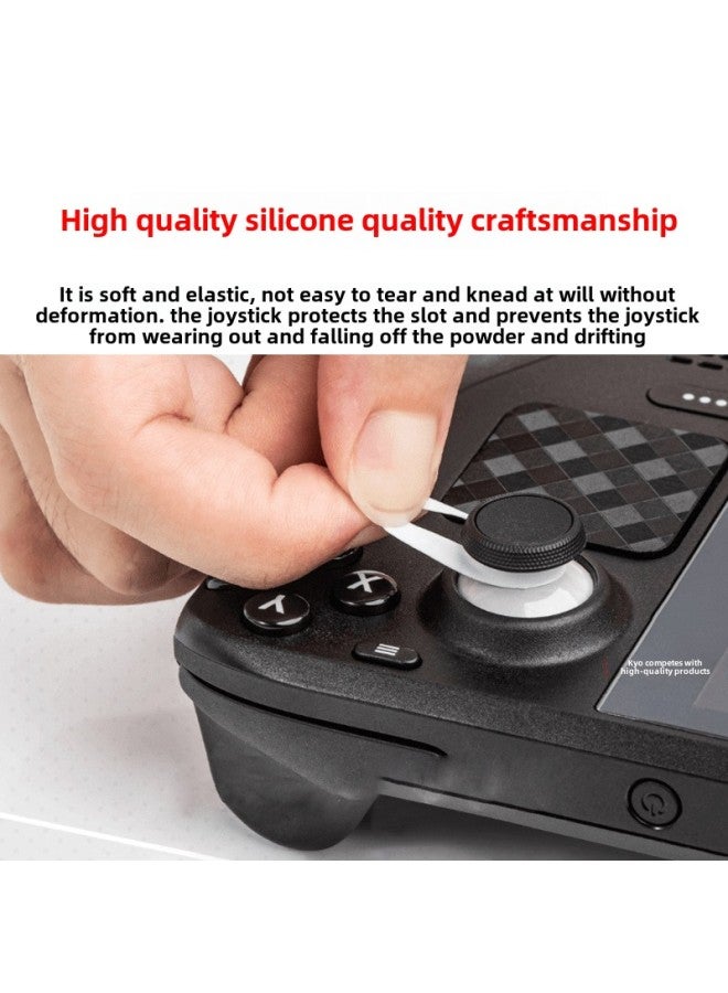 عام مناسب لمقبض ASUS ROG Ally المحمول، حلقة حماية من الصدمات، مقبض SteamDeck/Xbox، مضاد للتآكل - لون المنتج: وردي 【حلقة حماية من السيليكون】 - Image 3