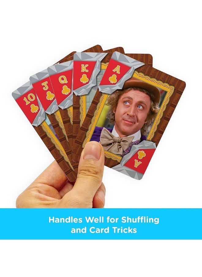 Aquarius Aquarius Willy Wonka Playing Cards  Willy Wonka Themed Deck of Cards for Your Favorite Card Games  Officially Licensed Willy Wonka Merchandise  Collectibles  - Image 4