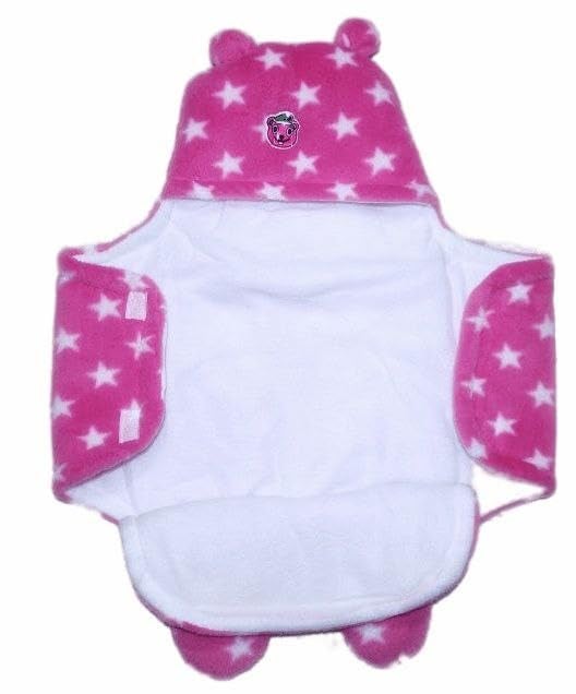 Episkey Soft Hooded Baby Blankets Swaddlers All Season Baby Wrapper Unisex Baby Sleeping Bag Baby Gift for New Born Baby Boys and Baby Girls (Baby_Swaddler_Pink) - Image 3