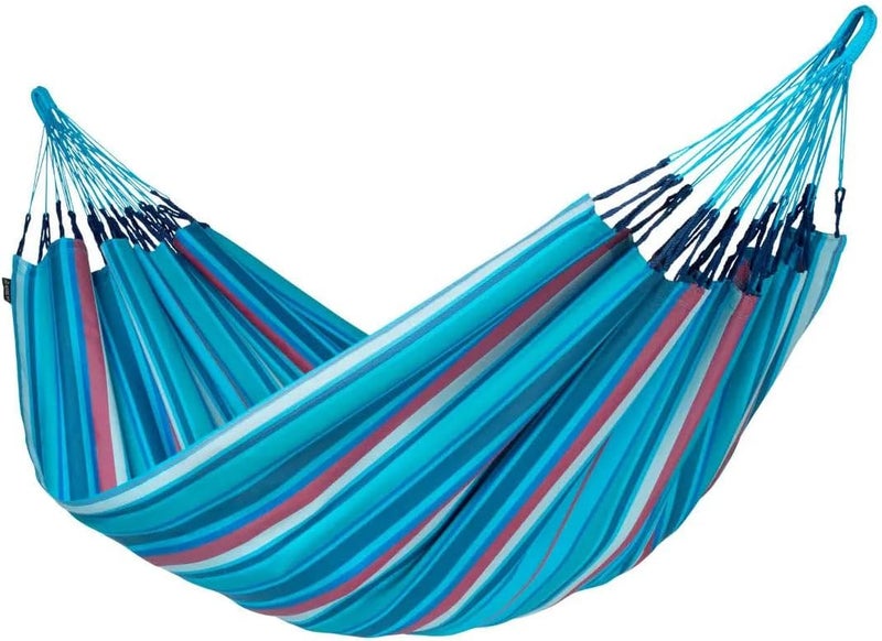 La Siesta Brisa Wave Classic Hammock - Relaxation Outdoor Resistant, Weather Resistant Double Hammock, Authentic and Comfortable Relaxation - Image 1
