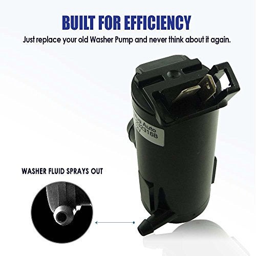 Mean Mug Auto 81514-232316B Windshield Washer Pump w/Grommet - Washer Motor Compatible with Honda, Acura - Replaces OEM #: 38512-SC4-673, TR11602, 177132, 8-6720, 38512SDAA01 - Image 5