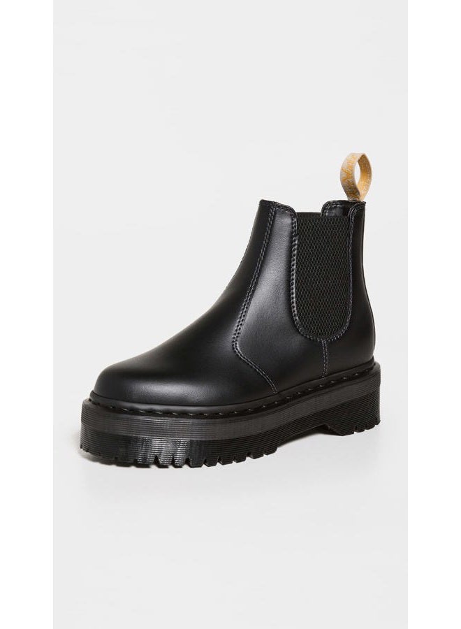 Dr. Martens Women's V 2976 Quad Chelsea Boot, Black, 8 - Image 4