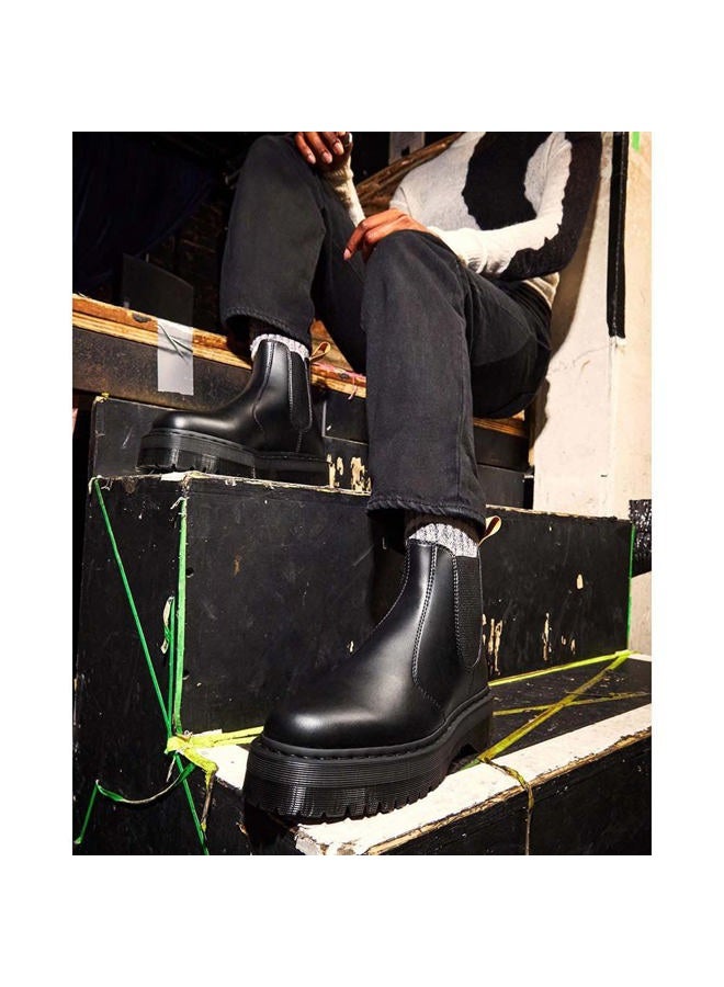 Dr. Martens Women's V 2976 Quad Chelsea Boot, Black, 8 - Image 3