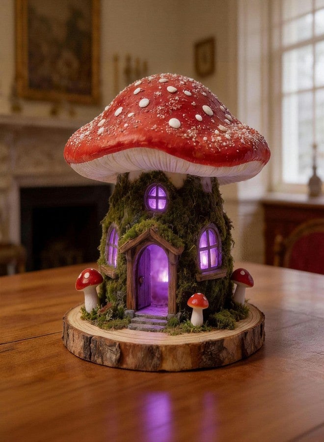 CHAMBERY 50Pcs Mini Mushrooms for Crafts Tiny Mushroom Figurines Dollhouse Miniature Garden Accessories - Image 5