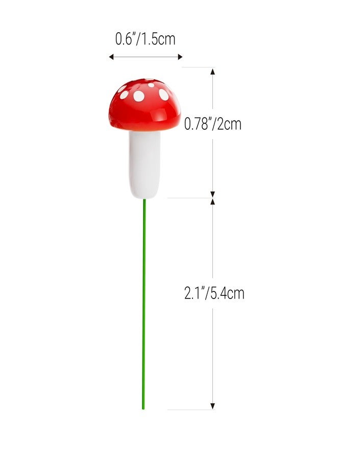 CHAMBERY 50Pcs Mini Mushrooms for Crafts Tiny Mushroom Figurines Dollhouse Miniature Garden Accessories - Image 2