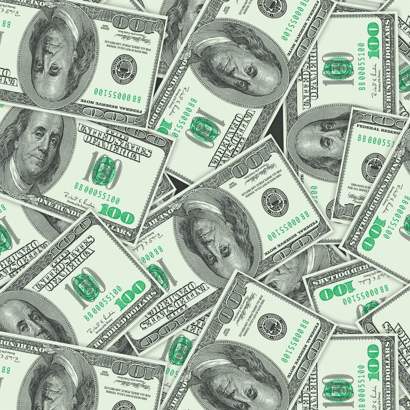 Beistle The Company - Big Bucks Table Cover - Standard - Image 3