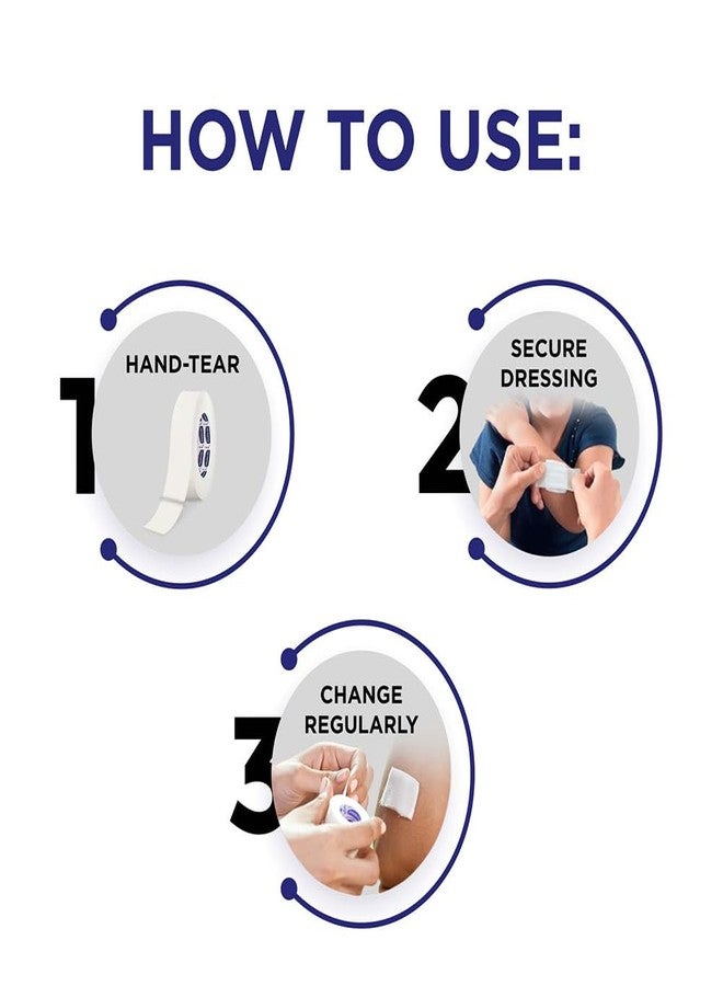 Hansaplast Fixation Tape, Adhesive tape for first aid| 100% Cotton fabric, Pack of 24, 1.25 cm x 9.14 cm - Image 3