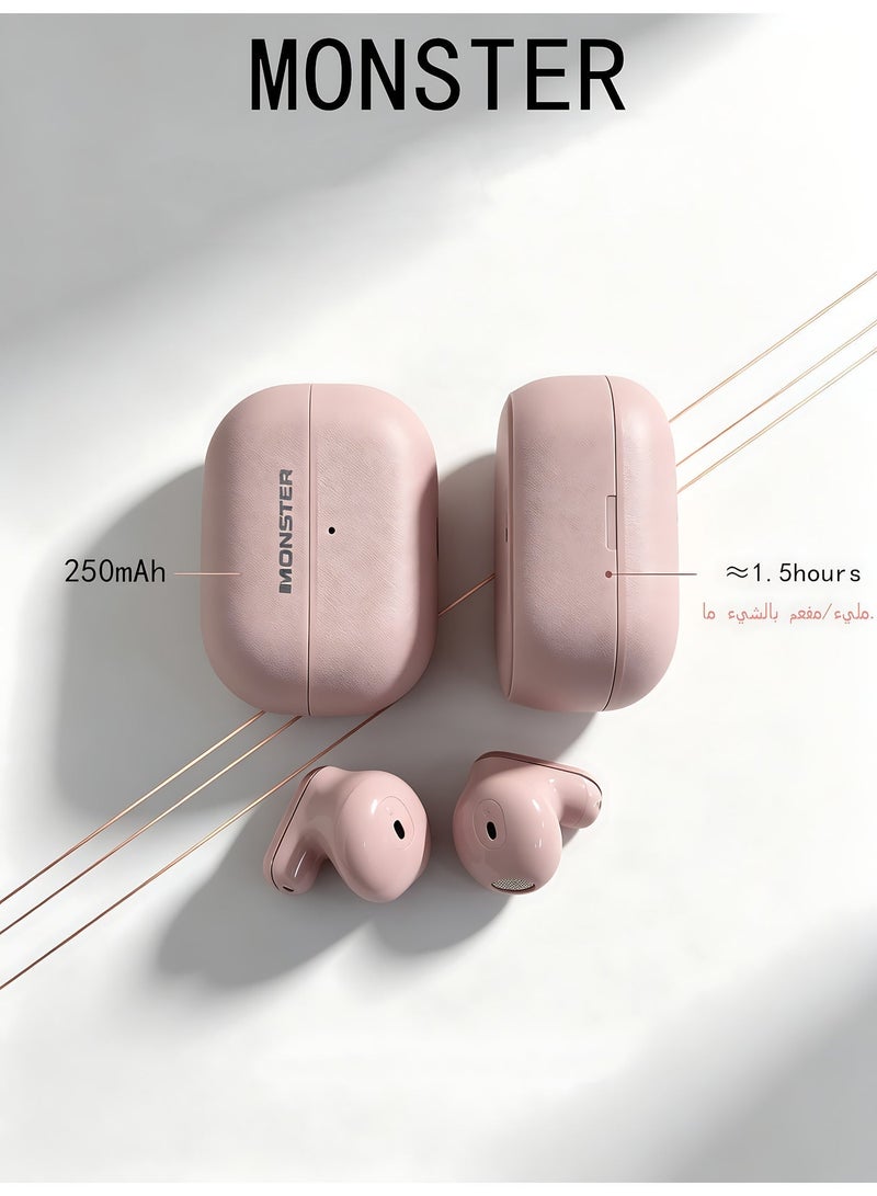 Monster 【In‑ear True Wireless Earbuds】Wireless earbuds with ultra‑long battery life, dual‑mode for gaming/music, IP54 dust and water resistance, ergonomic, compact and comfortable. - Image 3