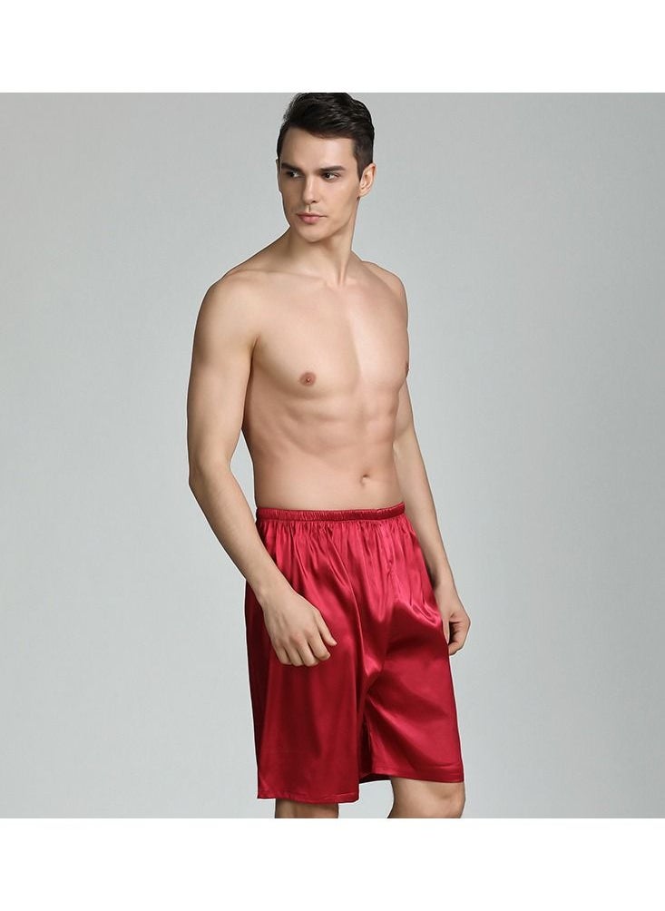 Loquat - Solid Color Shorts Red - Image 1