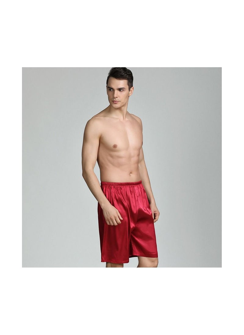 Loquat - Solid Color Shorts Red - Image 1
