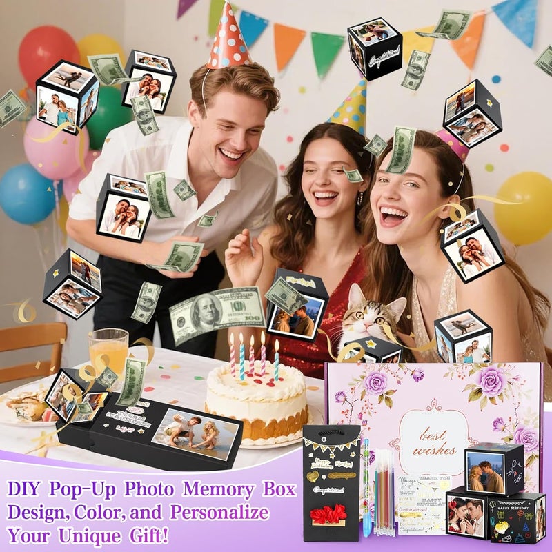 CLTTCLLCT Unique Birthday Gift Basket for Women,Self Care Gifts for Women Get Well Soon Gifts，Sympathy Gift Care Package Thank You Friendship Gifts for Her，Relaxing Spa Gifts Set for Sister Mom Wife Coworker - Image 4