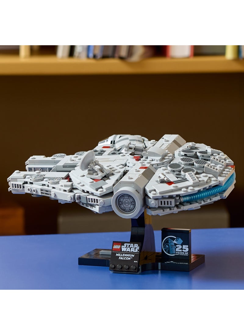 LEGO - ® Star Wars™ Millennium Falcon 75375 - Creative Starship Model Building Kit for Adults Who Love Star Wars (921 Pieces) - Image 1