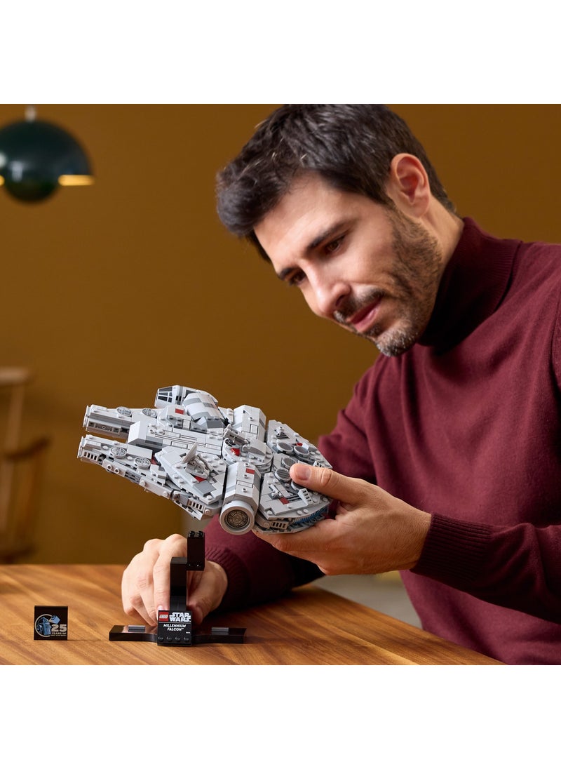 LEGO - ® Star Wars™ Millennium Falcon 75375 - Creative Starship Model Building Kit for Adults Who Love Star Wars (921 Pieces) - Image 1