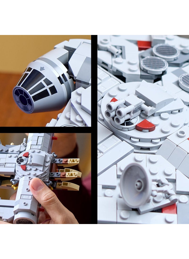 LEGO - ® Star Wars™ Millennium Falcon 75375 - Creative Starship Model Building Kit for Adults Who Love Star Wars (921 Pieces) - Image 1