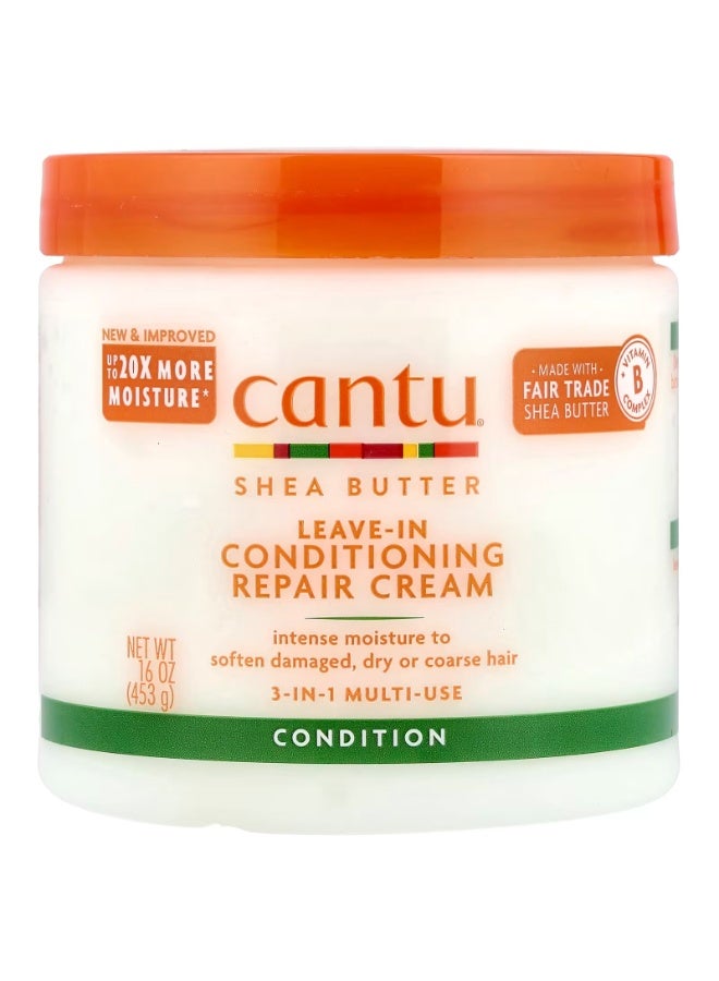 Cantu Leave-In Conditioning Repair Cream with Shea Butter - 16 oz - Image 1