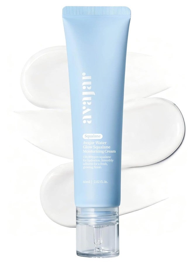 Avajar Water Glow PDRN Squalane Moisturizing Cream, 72H Long-Lasting Hydration with Ceramide & Peptide, Lightweight Facial Cream for Sensitive Skin Barrier Strengthening, Daily Use, 2.02 fl oz - Image 1