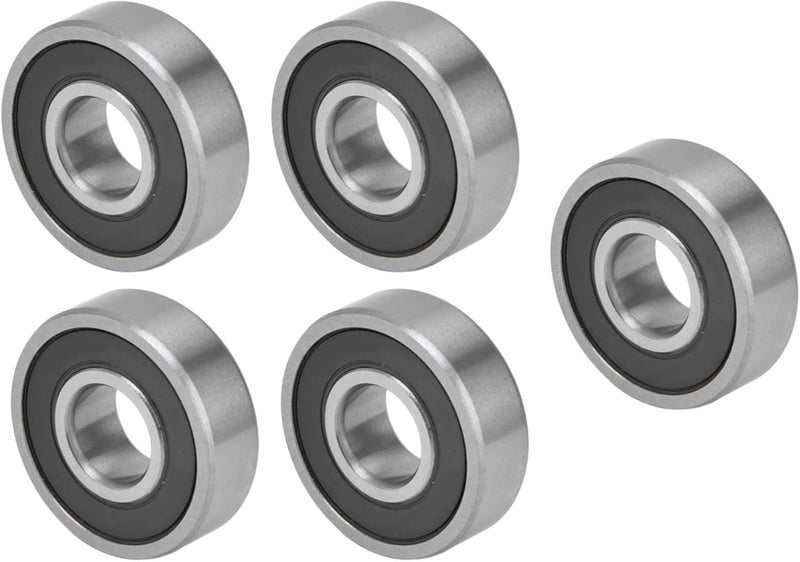 Tyenaza Deep Groove Rubber Sealed Bearings, Pack of 10, Optimized for Radial & Axial Pressures in Skates, Motors & More (6002) - Image 3