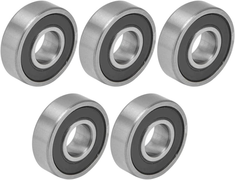 Tyenaza Deep Groove Rubber Sealed Bearings, Pack of 10, Optimized for Radial & Axial Pressures in Skates, Motors & More (6002) - Image 2