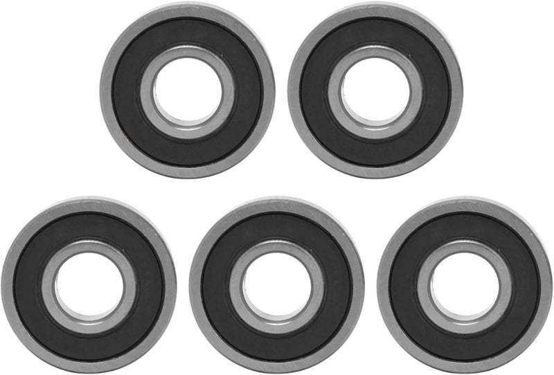 Tyenaza Deep Groove Rubber Sealed Bearings, Pack of 10, Optimized for Radial & Axial Pressures in Skates, Motors & More (6002) - Image 5