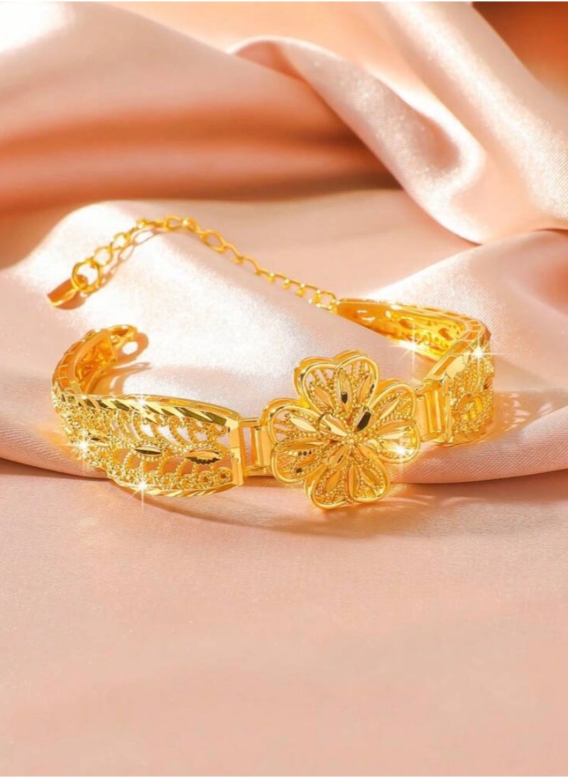 GOLDMAX - 21k Gold Plated Bracelet For Women - Image 1