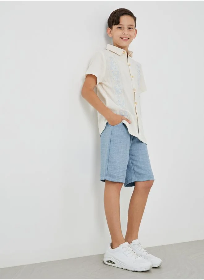 Styli Styli Regular Fit Shorts with Drawstring