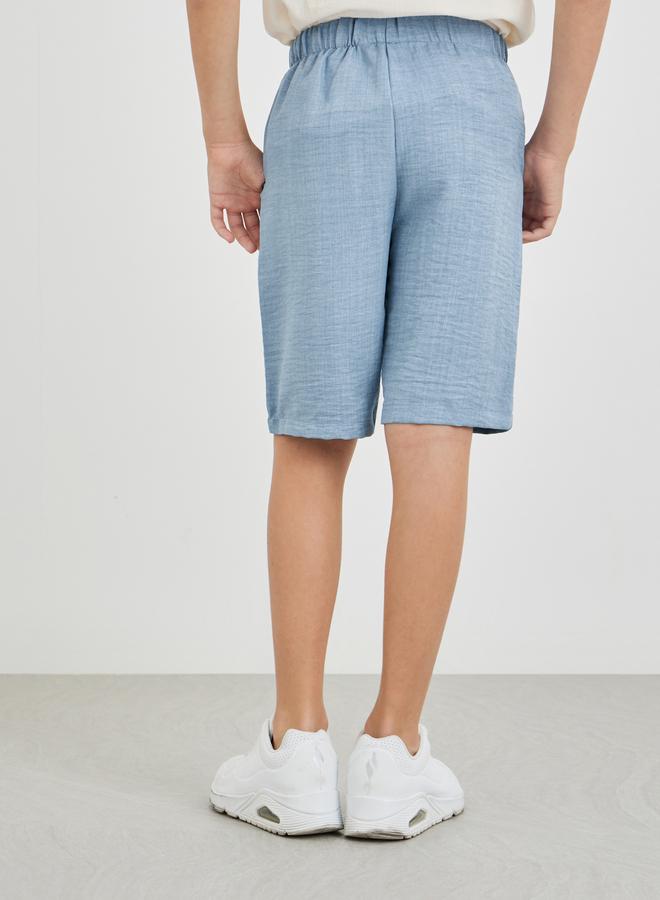 Styli Regular Fit Shorts with Drawstring - Image 4