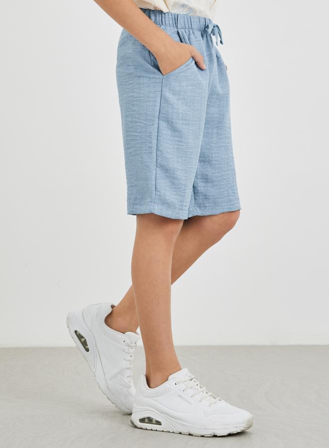 Styli Regular Fit Shorts with Drawstring - Image 5