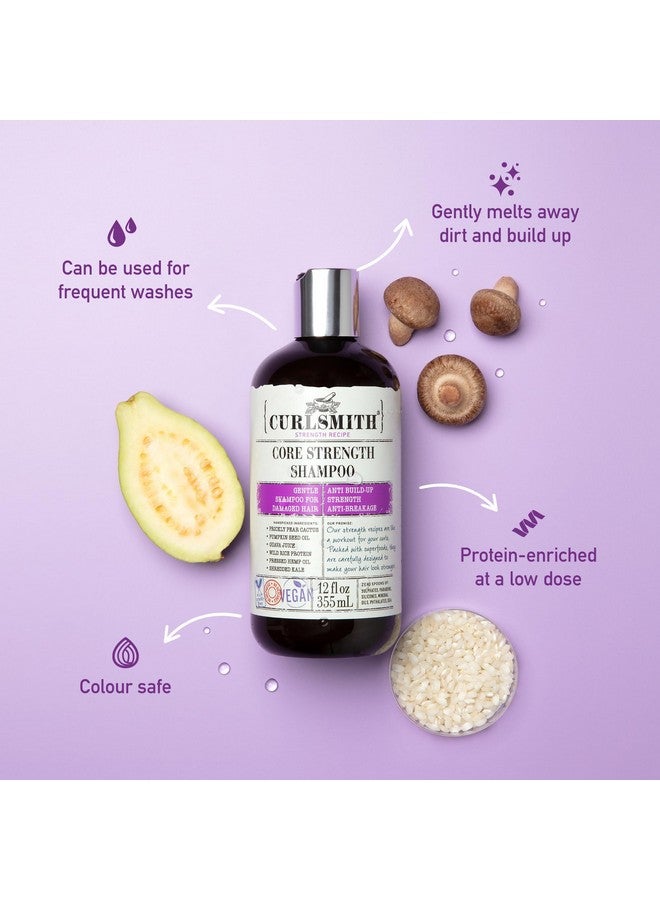 CURLSMITH CURLSMITH - Core Strength Shampoo, Gentle Protein-Rich for Frequent Use (12fl oz) - Image 4