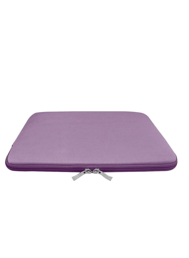 Laptop Sleeve 15-15.6 inch Pouch Waterproof Portable Handle Laptop Case Protective Laptop Bag Laptop Carrying Bag Compatible with MacBook Air Pro HP Dell Asus 15.4 Inch Purple - Image 4
