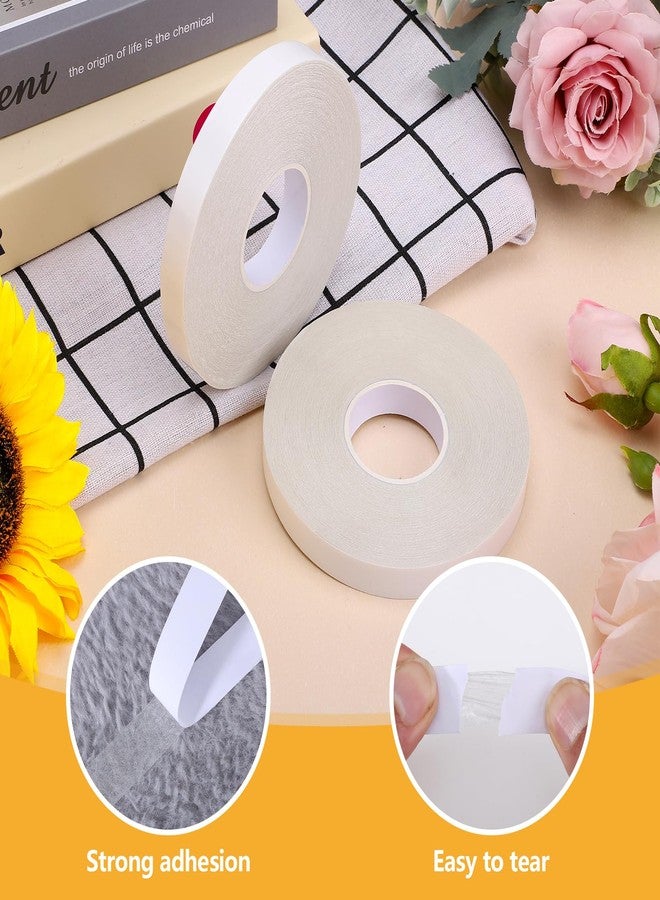 Fyguard 2 Pack Double Sided Fabric Tape, 0.51In x 196Ft Hem Tape No Sewing No Ironing, Hemming Tape for Clothing Pants Dresses Carpets Crafts - Image 3