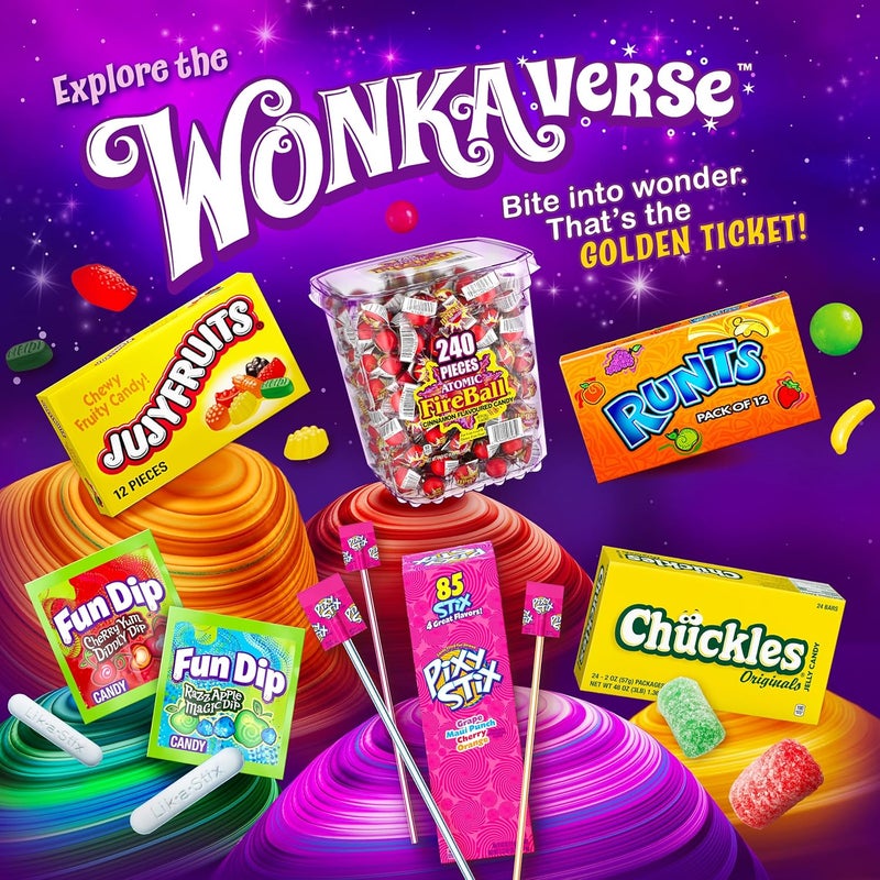 Wonka Atomic Fireball Jawbreakers - 240 Count - Image 4