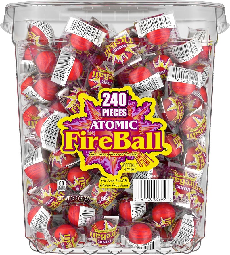 Wonka Atomic Fireball Jawbreakers - 240 Count - Image 1