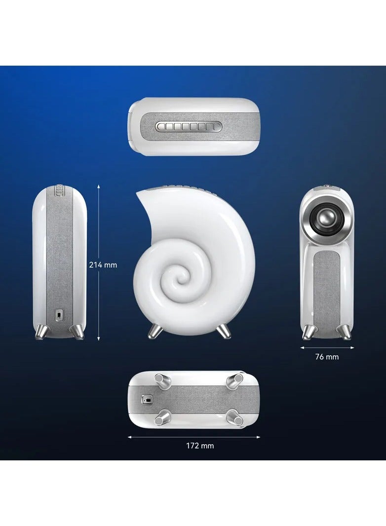 Conch Smart RGB Atmosphere Light Bluetooth Speaker Alarm Clock Wake-up Lamp White Noise Machine For Sleeping Baby - Image 4