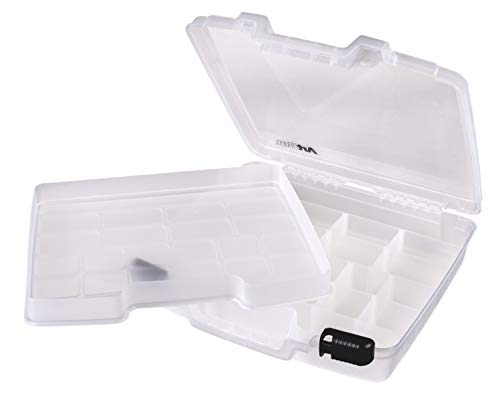 ArtBin 6960AB Quick View Deep Base Carrying Case, Portable Art & Craft Storage Box, 14.5" x 15", Clear - Image 2