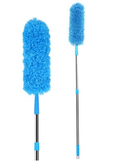 Alissa Microfiber Duster With Extension Pole Extra Long 100 Inches Bendable And Washable Feather Duster For Cleaning High Ceiling Fan, Cobweb, Gap Dust  - Image 1