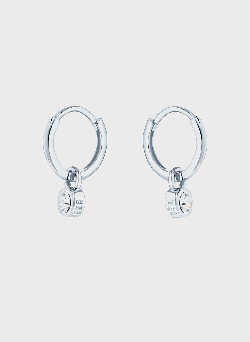 Ted Baker Sinalaa Crystal Hoop Earrings - Image 1