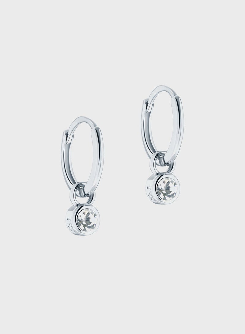 Ted Baker Sinalaa Crystal Hoop Earrings - Image 2