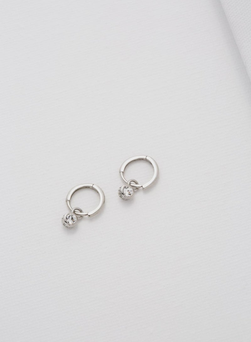 Ted Baker Sinalaa Crystal Hoop Earrings - Image 3