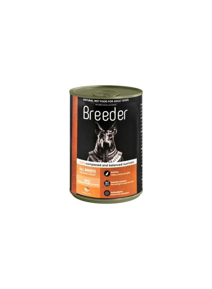 Breeder Cans Dog Food Chicken 400g Pack of 6 - Image 2