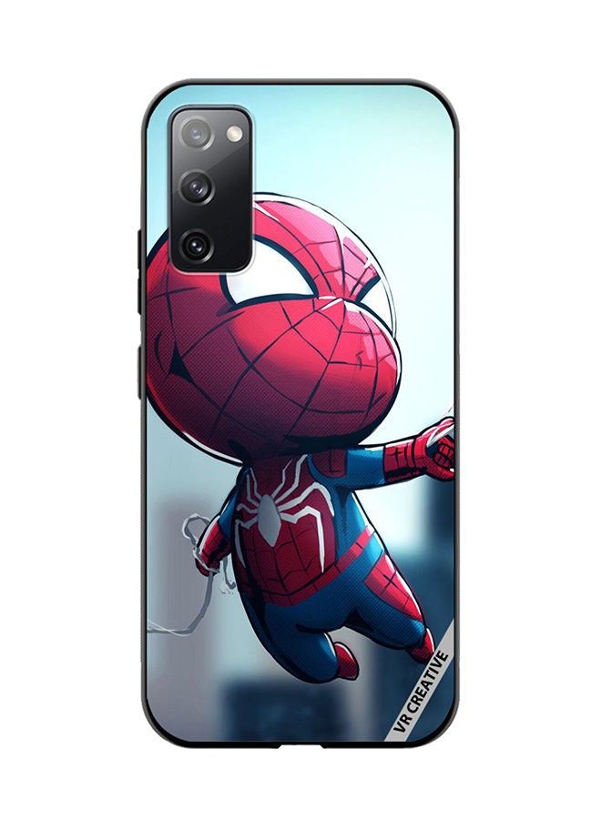 VR CREATIVE Protective Case Cover For Samsung Galaxy S20 FE 5G Spiderman Design Multicolour - Image 1