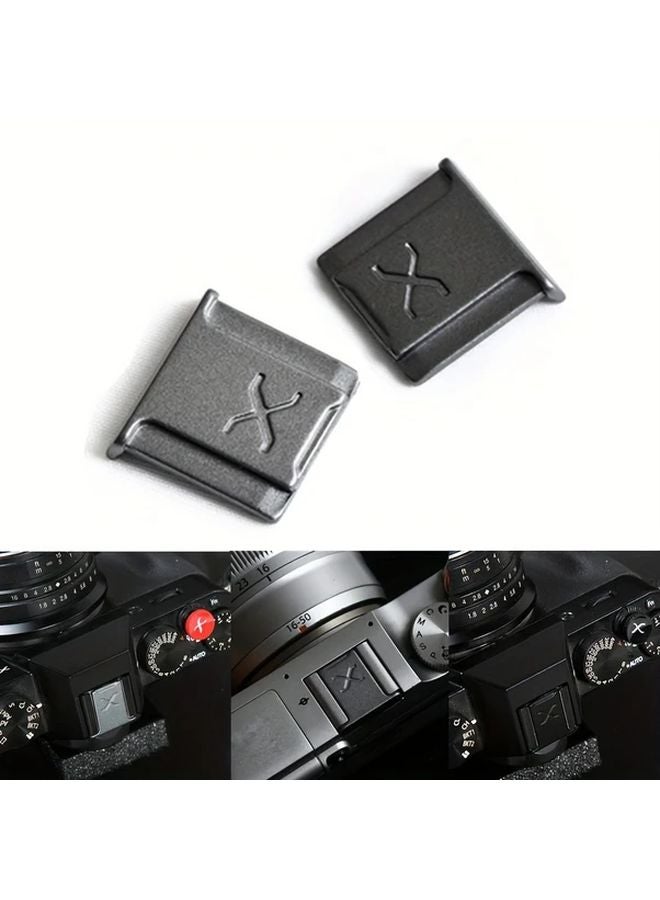 Black Protective Hot Shoe Cap Compatible With Fujifilm XT30II X100V XS10 XT4 XT3 - Image 2