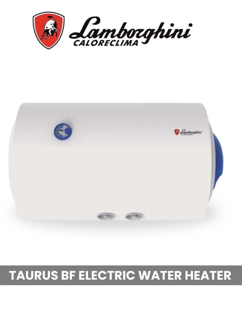 LAMBORGHINI LAMBORGHINI  WATER HEATER 50L HORIZONTAL TAURUS-BF Blue Forever Standard Element Built for Durability and Longevity  - Image 1