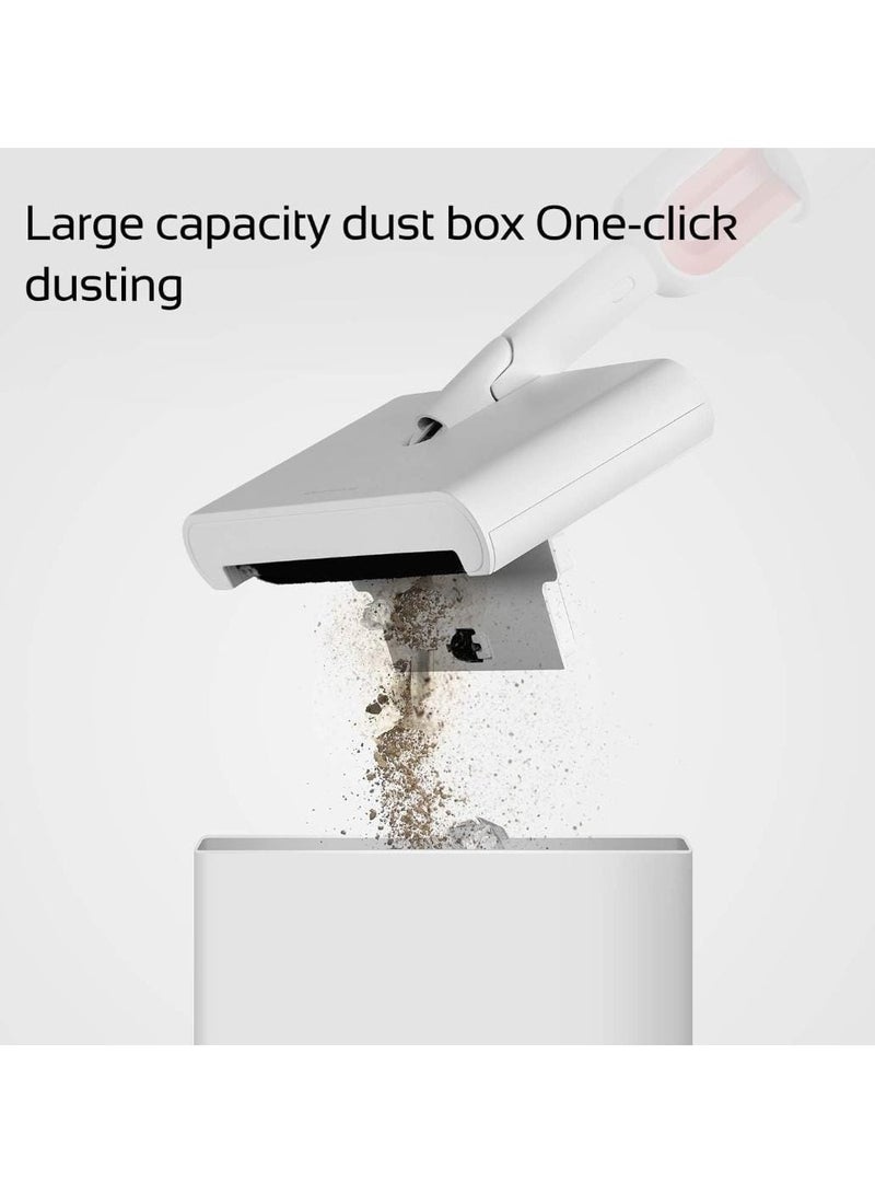 2 in1 Smart Cordless Handheld Rotatable Sweeper With Water Spraying Mop Floor Cleaner TB900 230ML Dustbin 0.28L Water Tank 360 Rotation 70mm Wide Inlet for Tiles, Marbles Other White  - Image 4