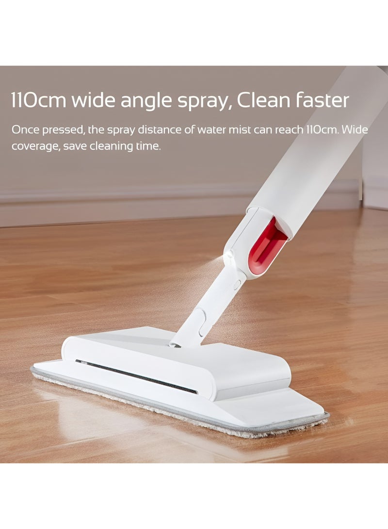 2 in1 Smart Cordless Handheld Rotatable Sweeper With Water Spraying Mop Floor Cleaner TB900 230ML Dustbin 0.28L Water Tank 360 Rotation 70mm Wide Inlet for Tiles, Marbles Other White  - Image 5