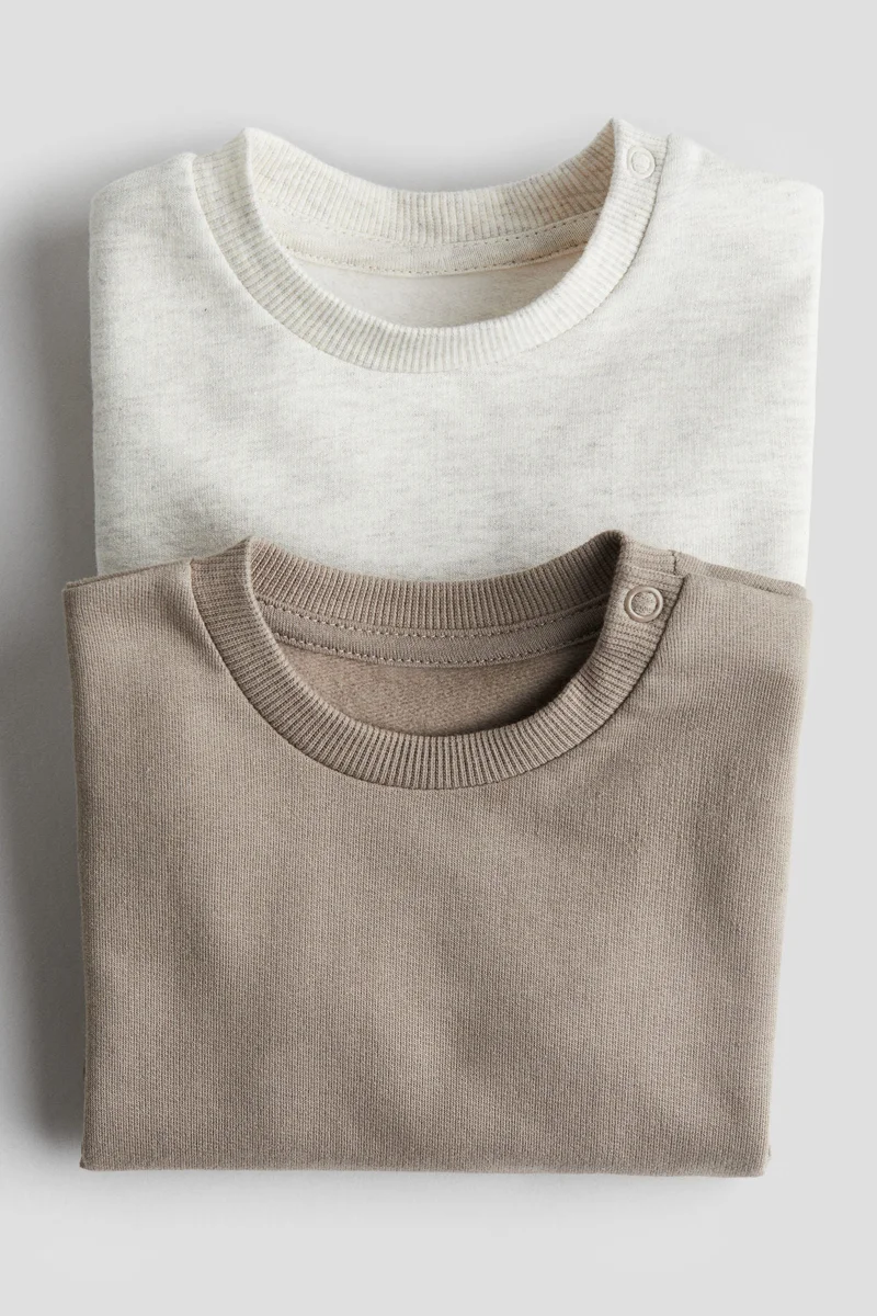 H&M 2-pack cotton sweatshirts