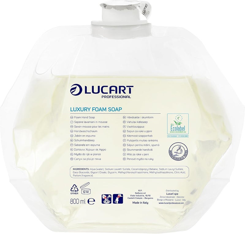 Lucart Professional 892298R luxury foam soap