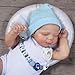 CHAREX Realistic Reborn Baby Dolls Boy 18 Inch Newborn Sleeping Baby Dolls Lifelike Reborn Baby Dolls with Weighted Soft Cloth Body Birthday Gift Toy for Age 3 - Image 3