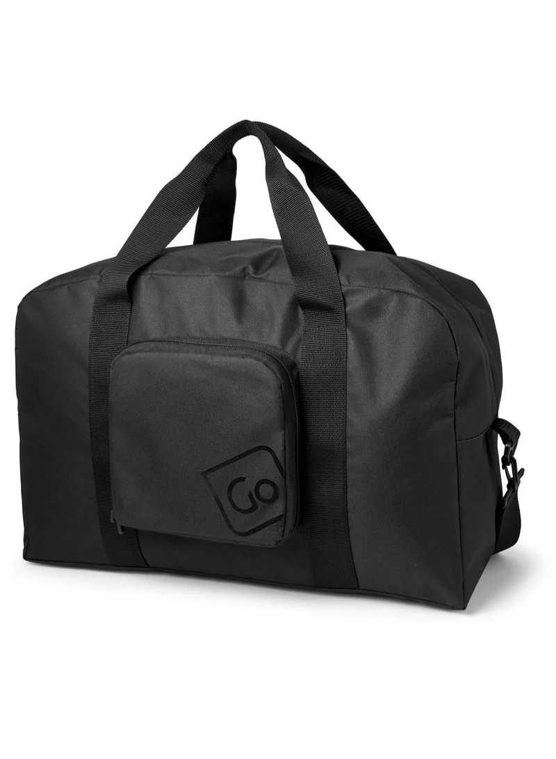 Go TRAVEL GO Classic Foldaway Travel Bag GO868.101 Black Foldable Cabin Travel Duffel Bag 36L Water Resistant