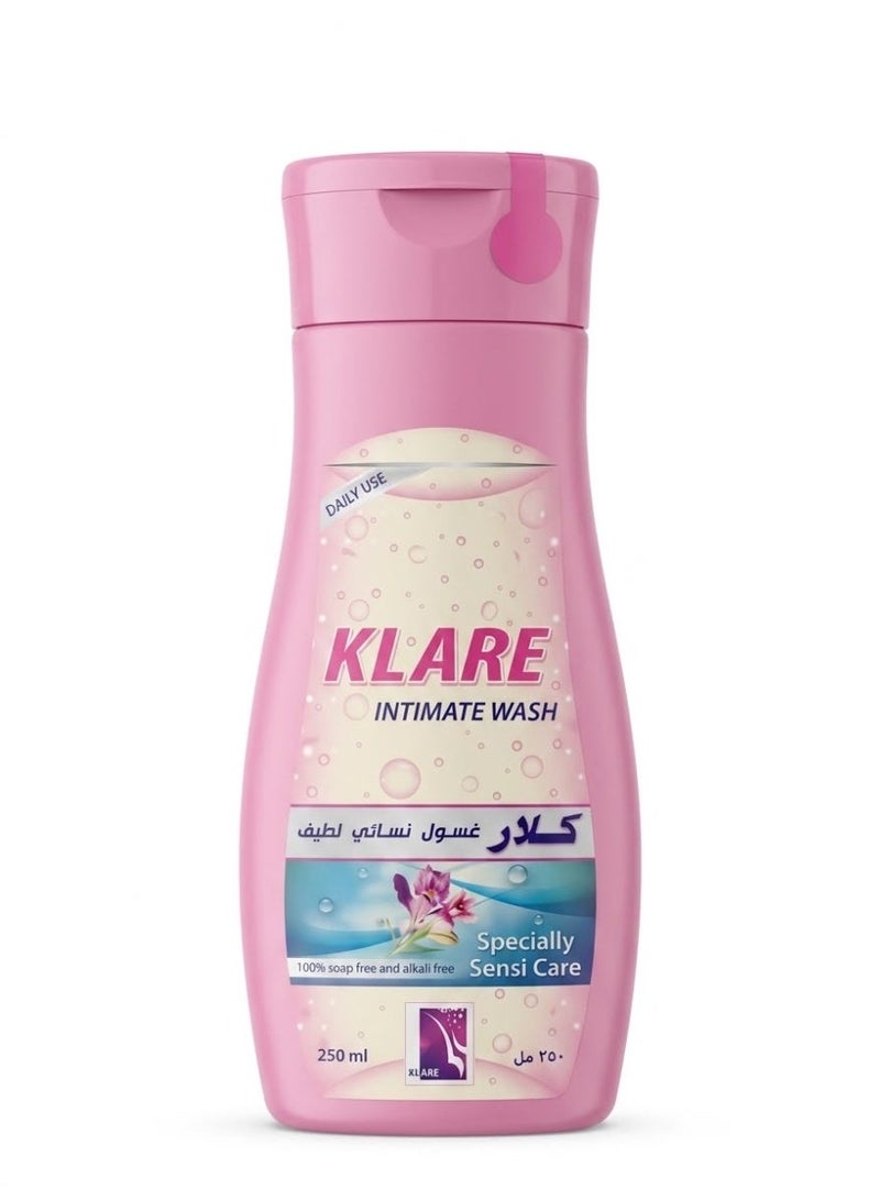 Klare Intimate Wash Specially Sensi Care 250ml - Image 1